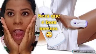 Depilador feminino portátil com sensor a laser 🤩 [upl. by Rodavlas]