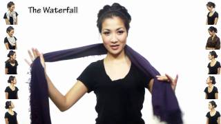 25 Ways to Wear a Scarf in 45 Minutes [upl. by Quartas982]