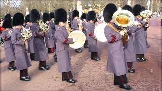 Relève de la garde au Buckingham Palace à Londres 16 janvier 2016 [upl. by Rasmussen]