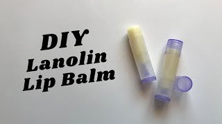 DIY Lanolin Lip Balm [upl. by Notsek]