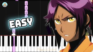 Bleach OP 13  quotRanbu no Melodyquot  EASY Piano Tutorial amp Sheet Music [upl. by Latia]