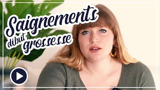 Saignements début grossesse  Hématome [upl. by Gladstone]