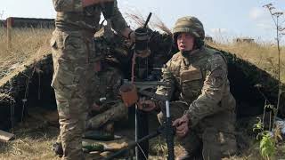 British Army 81mm Mortar [upl. by Eerej82]