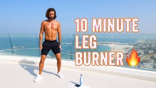 Savage 10 Minute Leg Burner  The Body Coach TV [upl. by Jarlath]