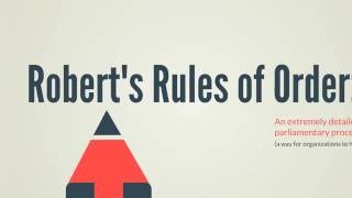 Roberts Rules 5 Key Things to Know [upl. by Saval240]