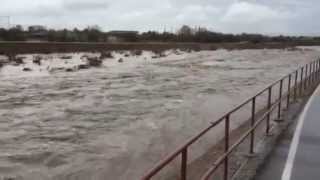 Rillito River churns through Tucson [upl. by Akcirred748]