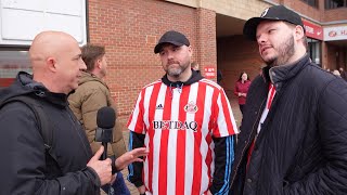 Newcastle fan SHOCKS Sunderland fans again at Stadium of Light [upl. by Kinney832]