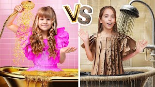 Rich vs Broke PRINCESS  MORE Diana and Roma Challenges [upl. by Ogram]