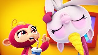 Fingerlings Tales  Gigi The Unicorn and Bella The Monkeys Friendship  Kids Cartoons [upl. by Anestassia]