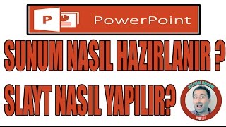 Sunum Ödevi Nasıl Yapılır  Slayt Nasıl Hazırlanır [upl. by Atilrahc234]