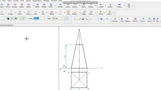 FRUSTUM OF SQUARE PYRAMID DEVELOPMENT OF LATERAL SURFACE [upl. by Lleynad]