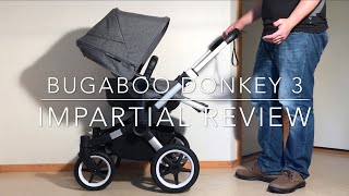 Bugaboo Donkey 3 An Impartial Review Mechanics Comfort Use [upl. by Erdreid]