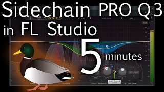 How To Sidechain Pro Q 3 in FL Studio  5 Minute Tutorial [upl. by Melcher]