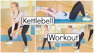 Beginner Kettlebell Workout  Complete Thuis Training [upl. by Atlante]