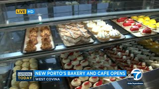 Portos Bakery and Cafe in West Covina opens  ABC7 [upl. by Jenette]