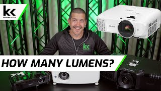 How Many Lumens Does My Projector Need [upl. by Johann]