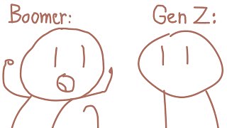 Boomers vs Gen X vs Millennials vs Gen Z [upl. by Esiole182]