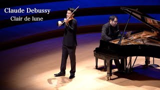 Debussy  quotClair de lunequot for violin amp piano Ray Chen amp Julio Elizalde [upl. by Collen]