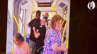 Cellphone footage shows moments leading up to Portland MAX train stabbing [upl. by Nirek]