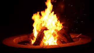 10 Hours Winter Fire Pit  Video amp Soundscape 1080HD SlowTV [upl. by Hawger]