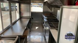 Rolling Kitchens  18 Foot Standard Food Truck Interior [upl. by Alliber]