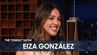 Eiza González Auditioned for Robert Rodriguez in a Wedding Dress  The Tonight Show [upl. by Ahsilem435]