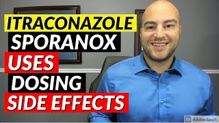 Itraconazole Sporanox  Uses Dosing Side Effects  Pharmacist Review [upl. by Siddon151]