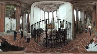 VR 360 Grad Rundgang durch die Marienkirche Lübeck [upl. by Jd]