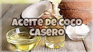 COMO HACER ACEITE DE COCO  FÁCIL Y RAPIDO Paso a Paso [upl. by Ycak]