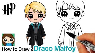 How to Draw Draco Malfoy Easy  Harry Potter [upl. by Paulson69]