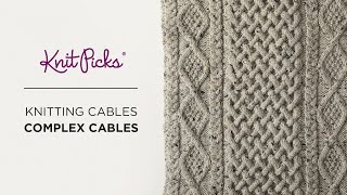 How to Knit Complex Cables  Knitting Tutorial [upl. by Hsaka]