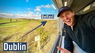 Irelands Stunning CrossBorder Train  Dublin to Belfast [upl. by Zug]