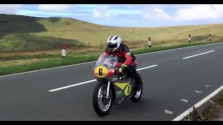 Classic TT Isle of Man  amazing sounding bikes ridden to the limit [upl. by Aiekan]