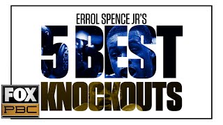 Errol Spence Jr’s 5 Best Knockouts  PBC ON FOX [upl. by Kentiggerma]