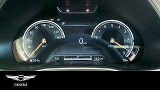 Digital Instrument Cluster  Genesis G80 and GV80  HowTo  Genesis USA [upl. by Rihaz]