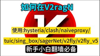 新版v2rayN使用教程，真·全局网络代理，如何在v2rayN使用hysteriaClash Clashmetasingbox主流热门代理软件TUN开启教程及使用方法！ [upl. by Delila]