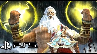 God of War 2 Remastered PS5  Zeus Final Boss Fight 4K 60FPS [upl. by Seravaj689]