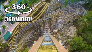 Wildfire 360 Degree Onride Roller Coaster POV VR 360 Kolmarden Sweden [upl. by Bucky837]