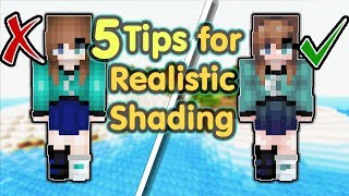 5 Tips for Realistic Shading  Minecraft Skin [upl. by Anissej]