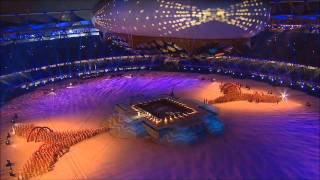 Swagatham Commonwealth games 2010 opening ceremony  HD [upl. by Atteragram723]