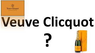 How to say Veuve Clicquot CORRECTLY French Champagne Pronunciation [upl. by Leiahtan]