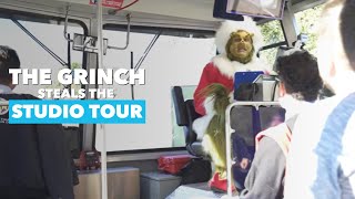 The Grinch Steals The Studio Tour  Universal Studios Hollywood [upl. by Nnyllaf]