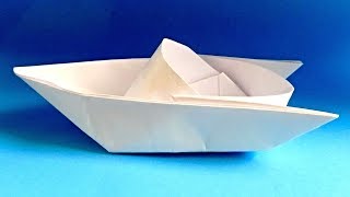 How To Make a Paper Boat That Floats  Origami Boat [upl. by Gilbertina]