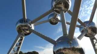 Atomium Brussels  Amazing construction amp panoramic view [upl. by Ireva]