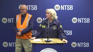 NTSB Media Brief  Chicago Illinois CTA Train Collision Nov 18 [upl. by Clayborn196]