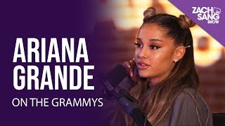 Ariana Grande Talks About The Grammys [upl. by Lorrayne962]