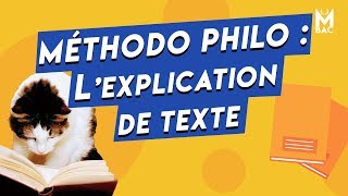 Méthode Bac  Philo lexplication de texte [upl. by Ninaj]