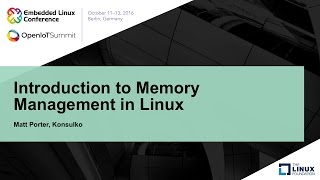 Introduction to Memory Management in Linux [upl. by Awhsoj951]