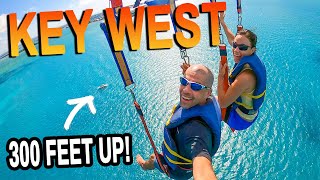 Key West Parasailing Adventure  Key West Florida [upl. by Tonnie]