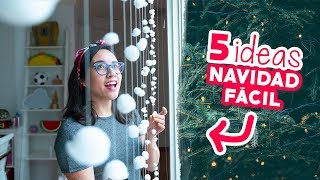 5 DECORACIONES NAVIDEÑAS que NECESITAS en TU CASA 😱🎄Craftingeek [upl. by Pepper]